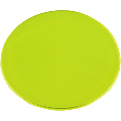 RFX™ S-09 Reflektierender, runder, mittelgroßer PVC-Aufkleber, neongelb