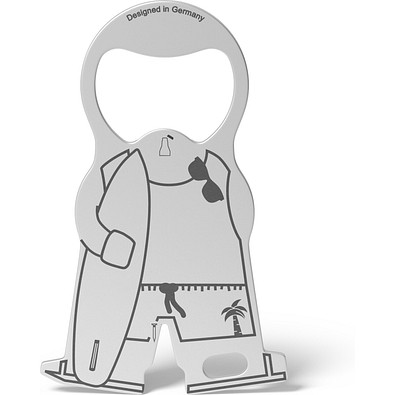 RICHARTZ® EINKAUFSWAGENLÖSER karl surfer, silber