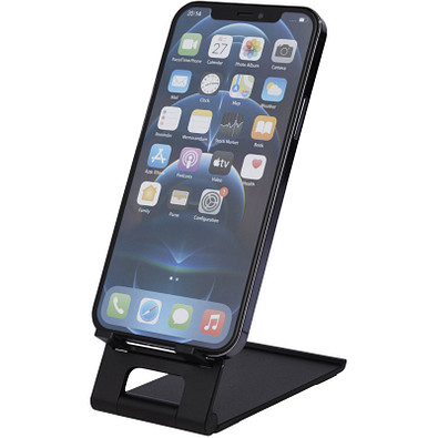 Rise schlanker Aluminium Smartphone Ständer, schwarz