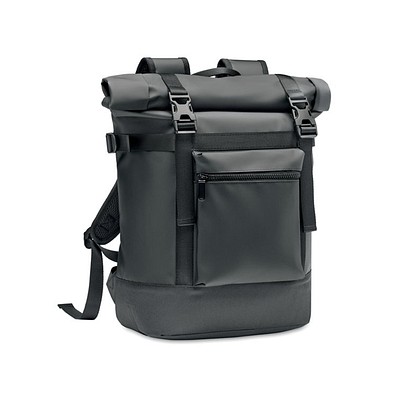 Rolltop-Rucksack 50C-Plane JAYA BAG, Schwarz