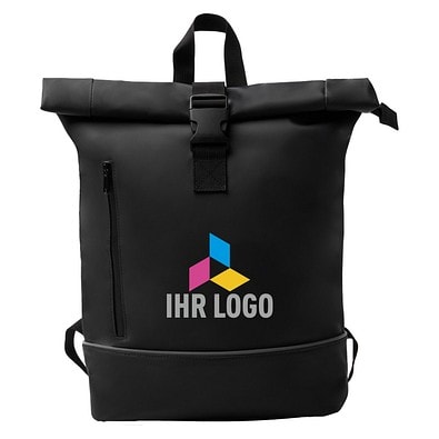 Roll-Top Rucksack Valdez, black