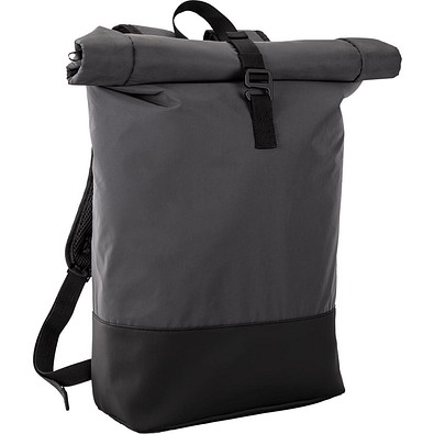 Rollup-Rucksack FLASH-BLACK, schwarz