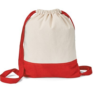ROMFORD. Turnbeutel aus 100% Baumwolle (180 g/m²), Rot