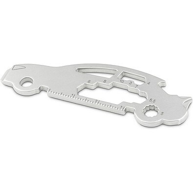ROMINOX® Key Tool // Car - 18 functions (Auto), silber