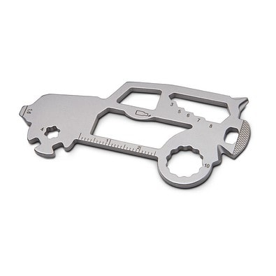 ROMINOX® Key Tool, SUV - 19 Funktionen, silber