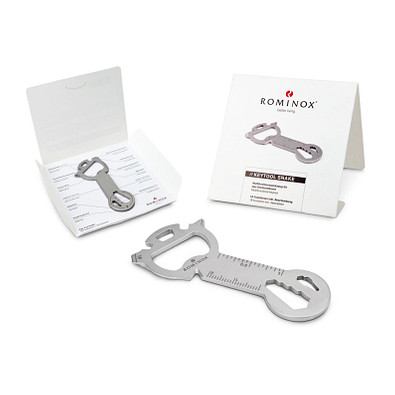 ROMINOX® Key Tool, Snake - 18 Funktionen, silber