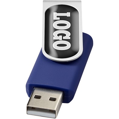 Rotate Doming USB-Stick, blau, 32GB