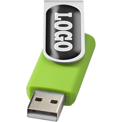 Rotate Doming USB-Stick, limone, 1GB