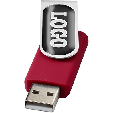 Rotate Doming USB-Stick, rot, 8GB