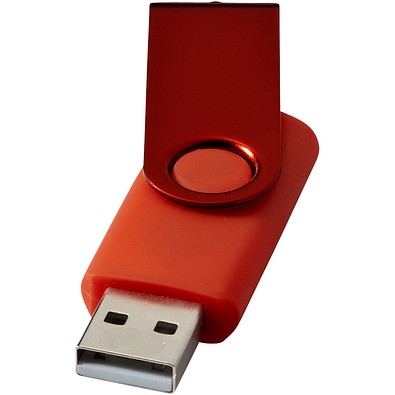 Rotate Metallic USB-Stick, dunkelrot, 8GB
