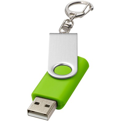 Rotate mit Schlüsselanhänger USB-Stick, limone, 16GB