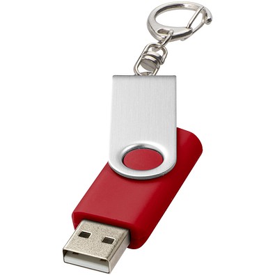 Rotate mit Schlüsselanhänger USB-Stick, rot, 4GB