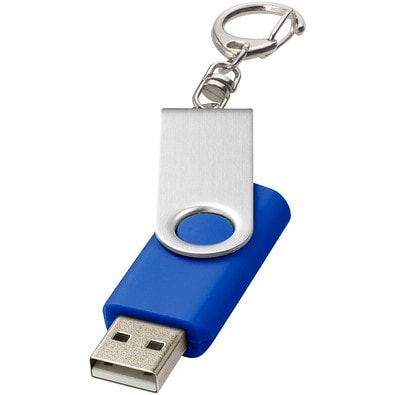 Rotate mit Schlüsselanhänger USB-Stick, royalblau, 64GB