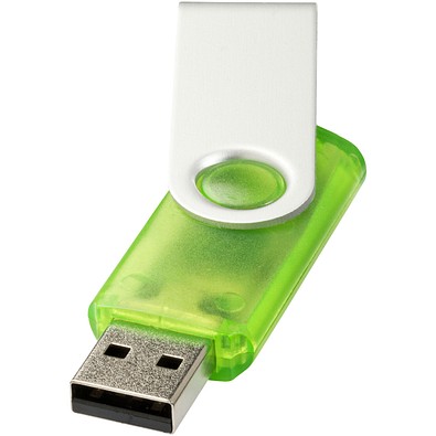 Rotate Transculent USB-Stick, grün, 8GB