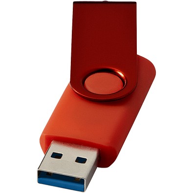 Rotate USB-Stick 3.0 aus Metall, hellrot, 32GB