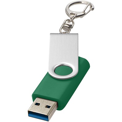 Rotate USB-Stick 3.0 mit Schlüsselanhänger, grün, 64GB