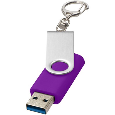 Rotate USB-Stick 3.0 mit Schlüsselanhänger, lila, 64GB