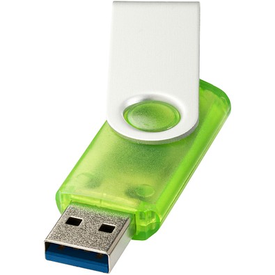 Rotate USB-Stick 3.0 transparent, grün, 32GB