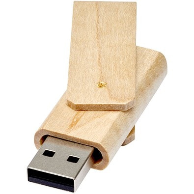 Rotate USB Stick aus Holz, hellbraun, 2GB