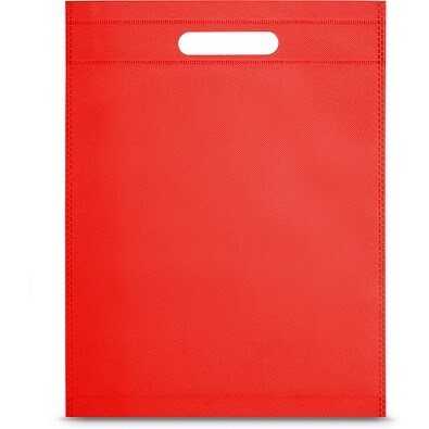 ROTERDAM. Einkaufstasche aus Non-woven (80 g/m²), Rot