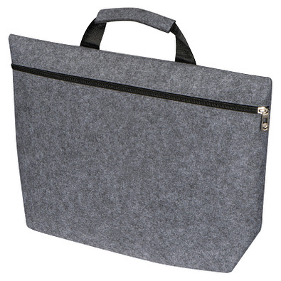 RPET Filz Laptoptasche Lugano,grau