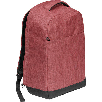 Rucksack aus Polyester, rot
