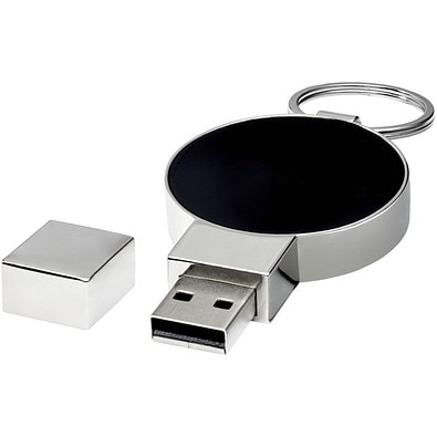 Runder Light Up USB Stick, blau, 4GB