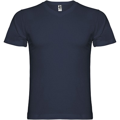Samoyedo T-Shirt mit V-Ausschnitt für Herren, Navy Blue, L