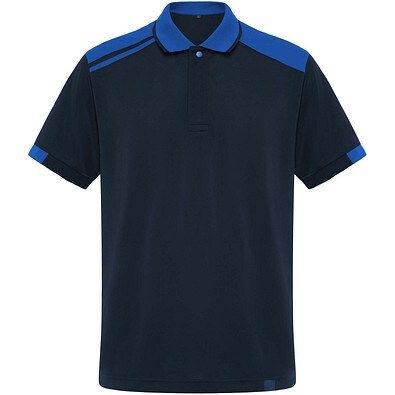 Samurai Kurzärmeliges Poloshirt mit antibakterieller Wirkung, 160 g/m2, unisex, marineblau, S