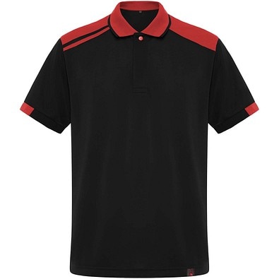 Samurai Kurzärmeliges Poloshirt mit antibakterieller Wirkung, 160 g/m2, unisex, schwarz, S