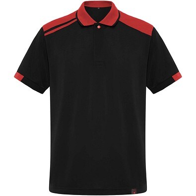 Samurai Kurzärmeliges Poloshirt mit antibakterieller Wirkung, 160 g/m2, unisex, schwarz, XL