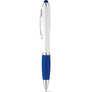 SANS. Kugelschreiber mit Drehmechanik und Metallclip, Blau