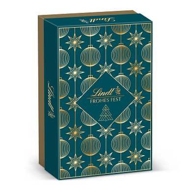 Lindt Santa Geschenk, petrol Lindt Santa Geschenk, petrol