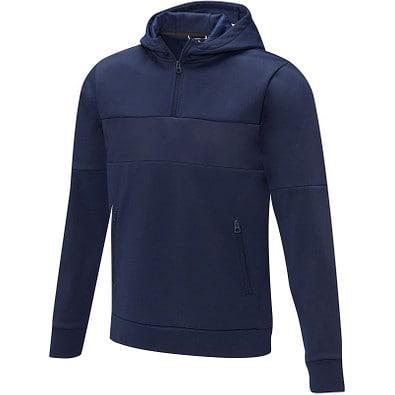 Sayan Kapuzenpullover mit halbem Reißverschluss für Herren, navy,  L