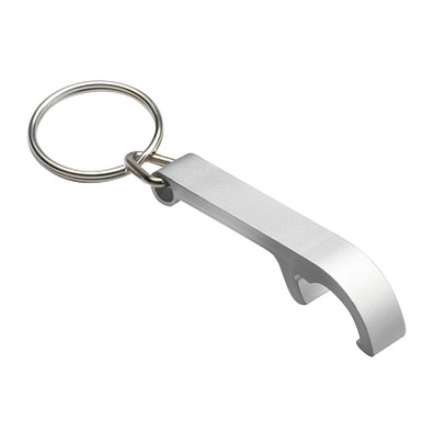 reflects® Schlüsselanhänger mit Flaschenöffner Narón, silber