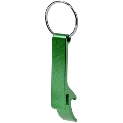 Schlüsselanhänger mit Flaschenöffner Stiked, Grün