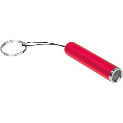 Schlüsselanhänger Taschenlampe PAUL, rot