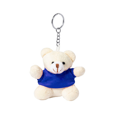Schlüsselanhänger Teddy Tedchain, blau, blau