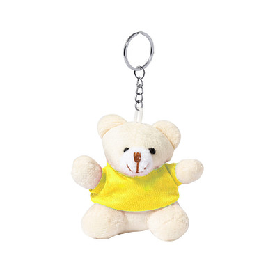Schlüsselanhänger Teddy Tedchain, gelb, gelb