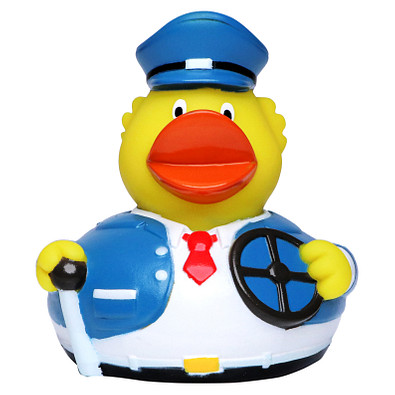 Schnabels® Bade-Ente Busfahrer, bunt