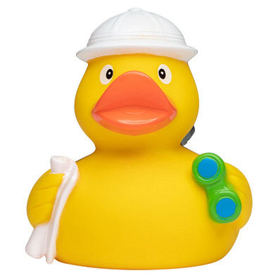 Schnabels® Bade-Ente Globetrotter, bunt