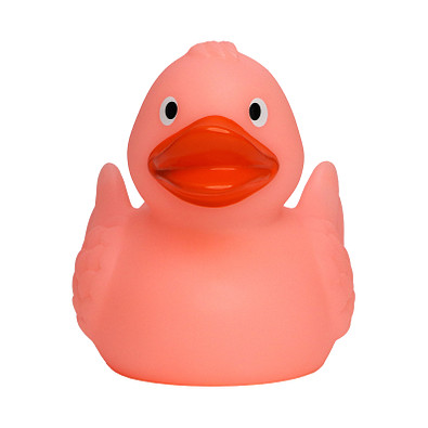 Schnabels® Bade-Ente mit fluoreszierendem Nachleucht-Effekt, rosa