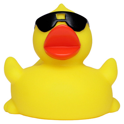 Schnabels® Bade-Ente mit Sonnenbrille, bunt