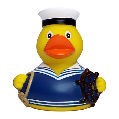 Schnabels® Bade-Ente Seemann, blau