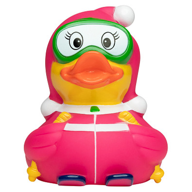 Schnabels® Bade-Ente Ski-Fahrer, bunt