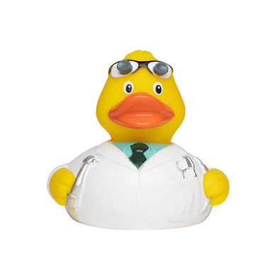 Schnabels® Bade-Ente Zahnarzt, bunt