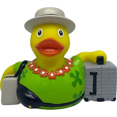 Schnabels® Quietsche-Ente Urlaub, grün