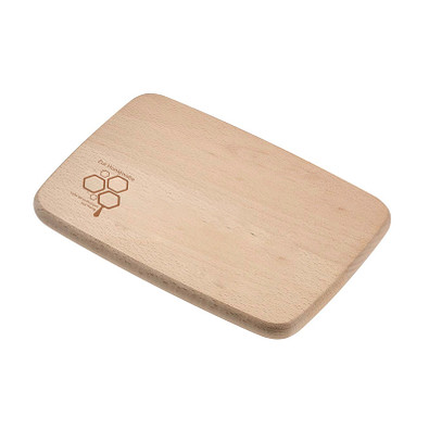 Schneidbrett Woody Rechteck, 22 x 14,7 cm, klein, natur