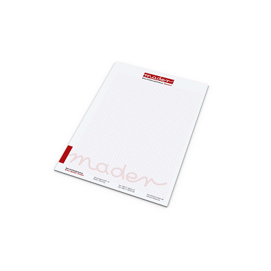 Geiger-Notes Schreibblock Quality DIN A4, 25 Blatt, inkl. Digitaldruck