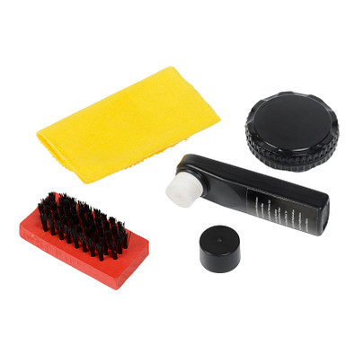 Schuhputzset SMALL SHINE,gelb, rot, schwarz